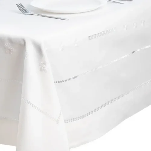 Hand embroidered tablecloth